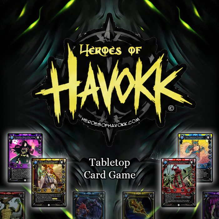 Couverture de Heroes of Havokk Card Game