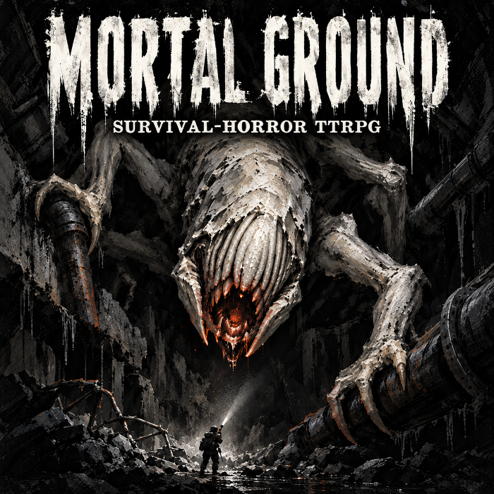 Couverture de Mortal Ground: A Survival-Horror TTRPG