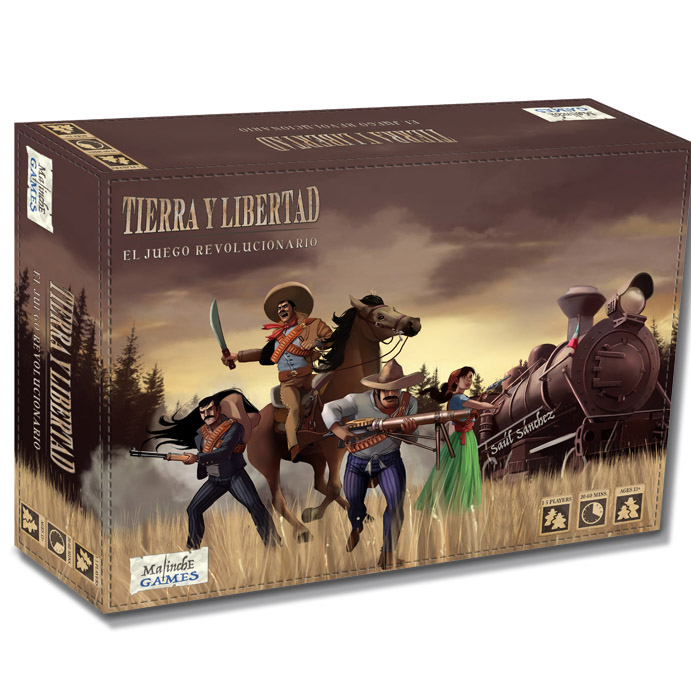Couverture de Tierra y Libertad the Revolution Game. Second Edition