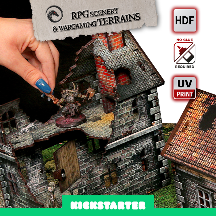 Couverture de Fantasy Battlegrounds - RPG scenery & wargaming terrains