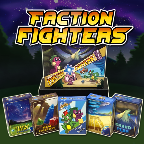 Couverture de Faction Fighters: 2-Player Card Game