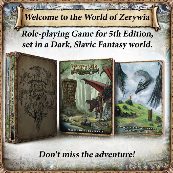 Couverture de Zerywia RPG - 5e