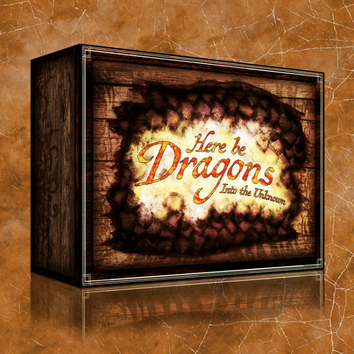 Couverture de Here be Dragons - Into the Unknown
