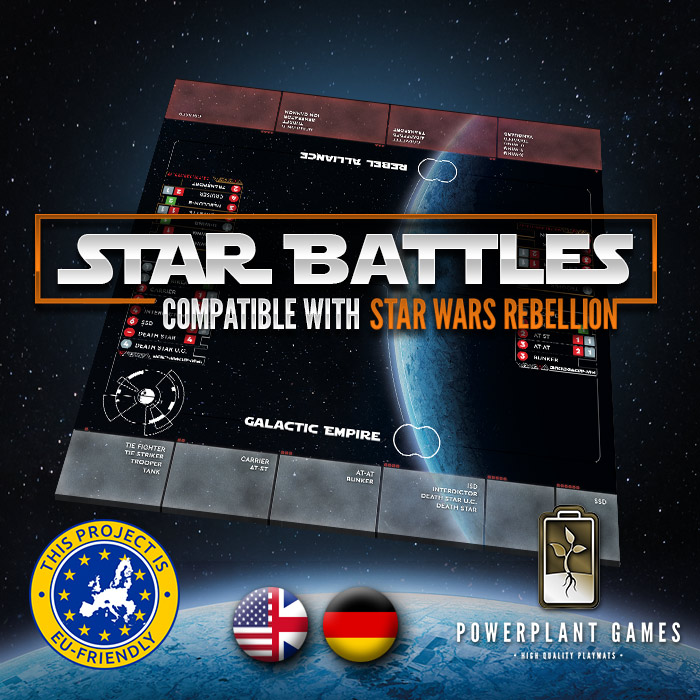 Couverture de Star Battles Playmat - compatible with Star Wars Rebellion