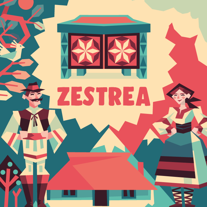 Couverture de ZESTREA - a marriage negotiation boardgame