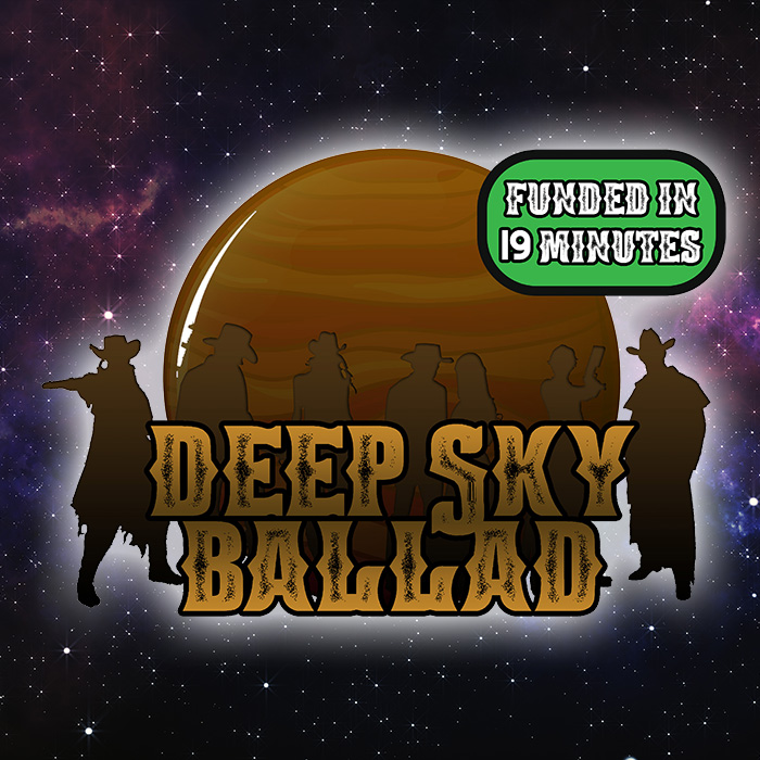 Couverture de Deep Sky Ballad - Space Western TTRPG