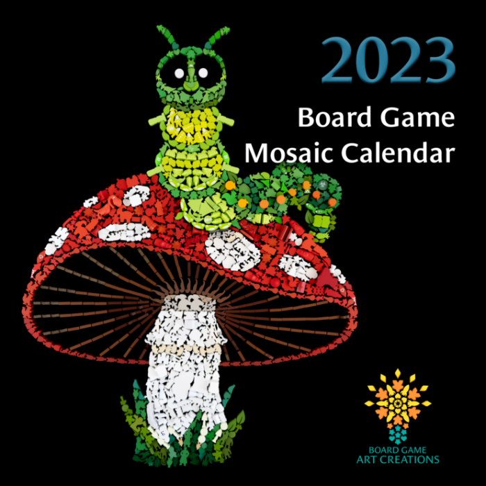 Couverture de 2023 Board Game Mosaic Calendar