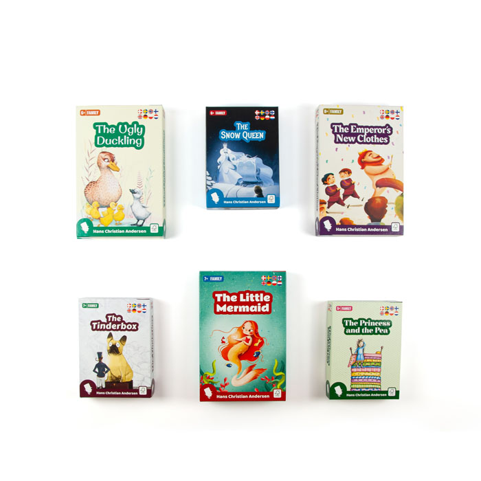 Couverture de Hans Christian Andersen Fairy Tales - A family game collection