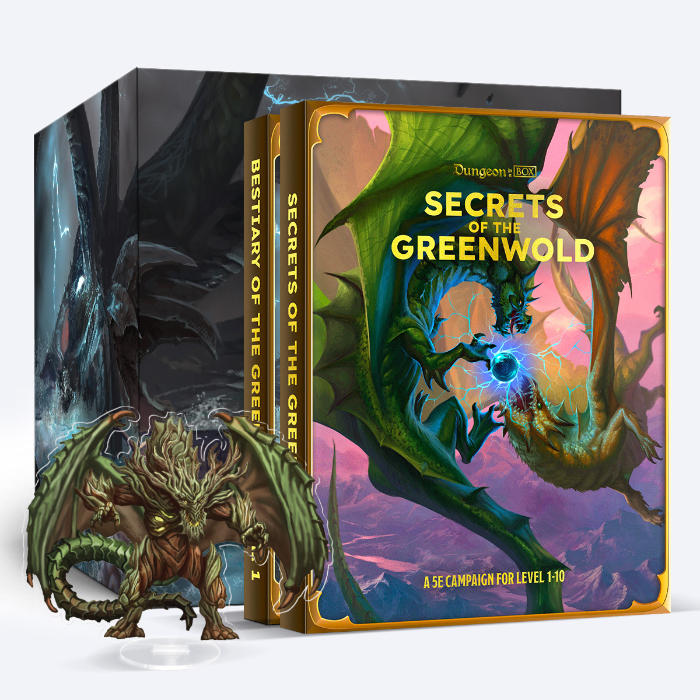 Couverture de Secrets of the Greenwold - RPG Campaign Book & Adventure Bundle