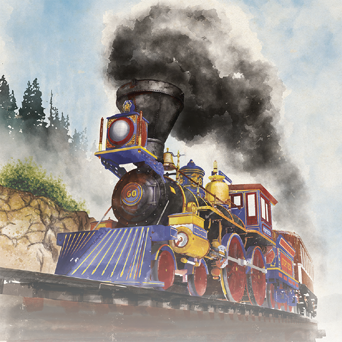 Couverture de Age of Steam Deluxe: Expansion Volumes I, II & III