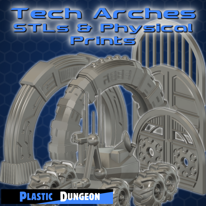 Couverture de Tech Arches for TTRPGs, Dioramas and other Display