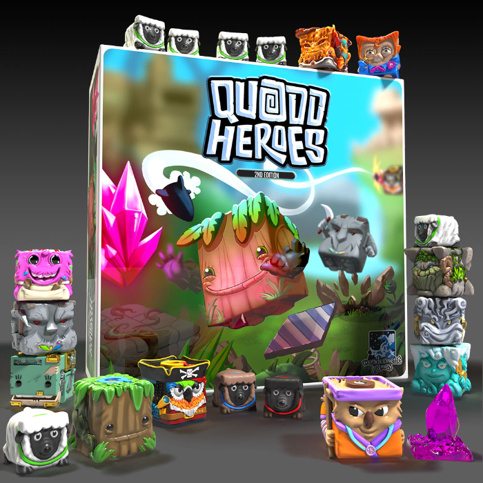 Couverture de Quodd Heroes (2nd Edition)