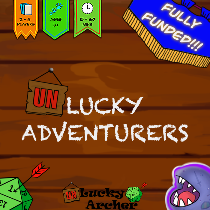 Couverture de Unlucky Adventurers