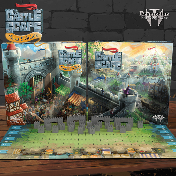 Couverture de CastleScape - 2nd Edition, Gates and Guilds Expansion, and Deluxe Components!