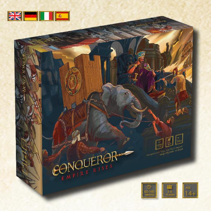 Couverture de Conqueror: Empire Rises