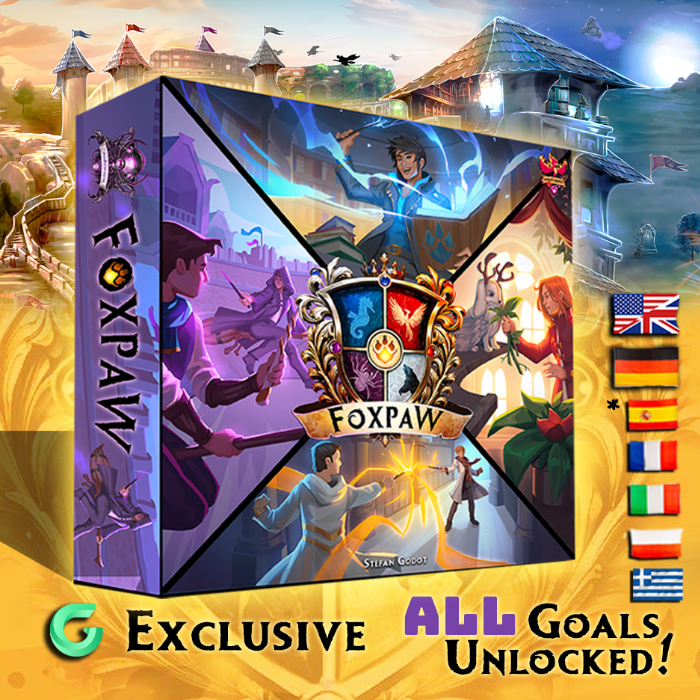 Couverture de Foxpaw - A Magical Worker Placement Board Game (Gamefound Exclusive)