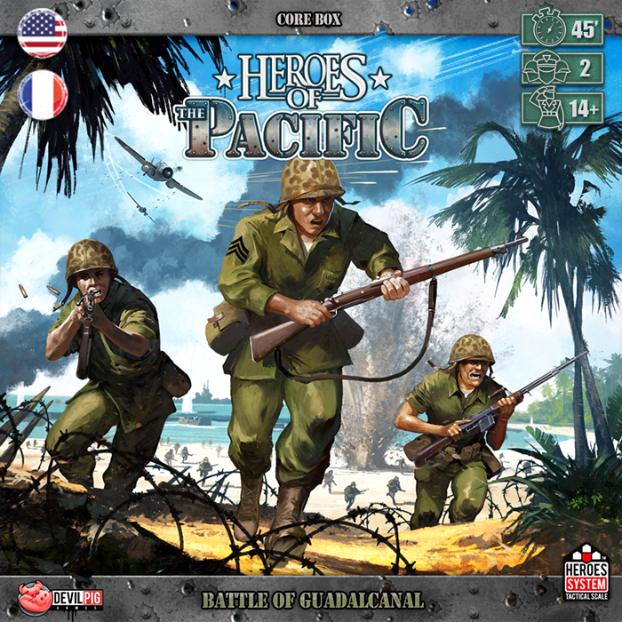Couverture de Heroes of the Pacific: Battle of Guadalcanal