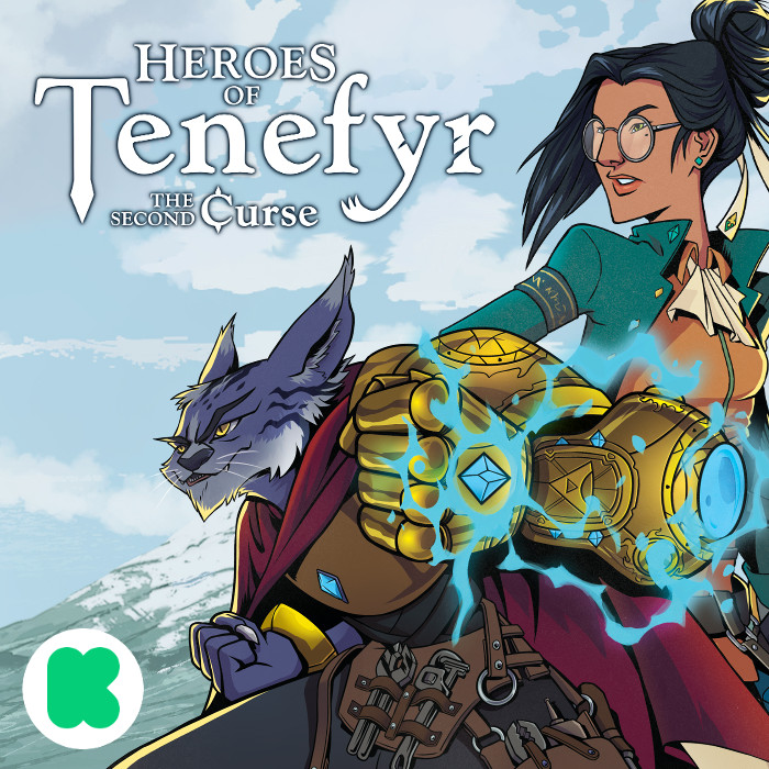 Couverture de Heroes of Tenefyr: The Second Curse - expansion and reprint