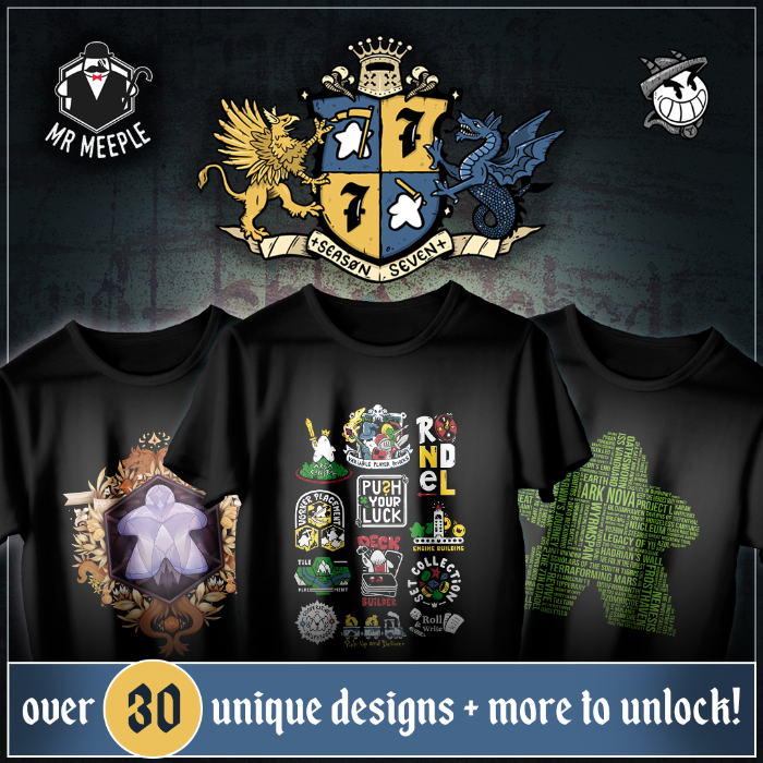 Couverture de MrMeeple Board Games Clothes Season Seven