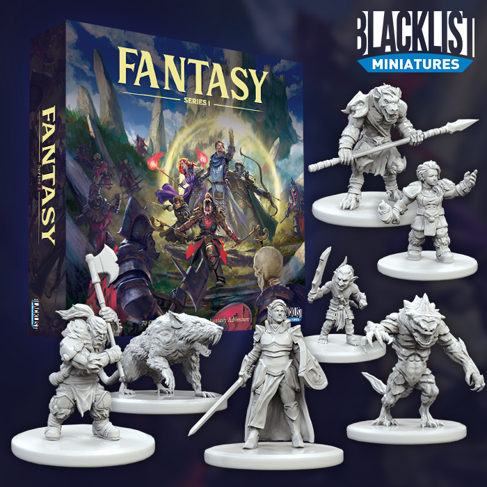 Couverture de Blacklist Miniatures: Fantasy Series 1