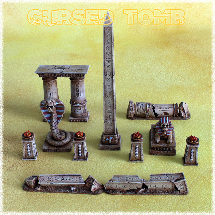 Couverture de CURSED TOMB - Wargames Terrains