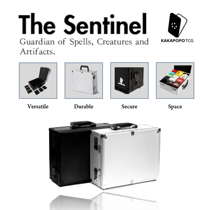 Couverture de The Sentinel: Briefcase for TCG, Cards, Deck Box, Toploaders