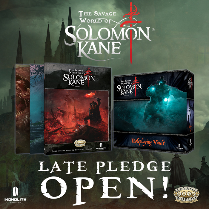 Couverture de The Savage World of Solomon Kane RPG