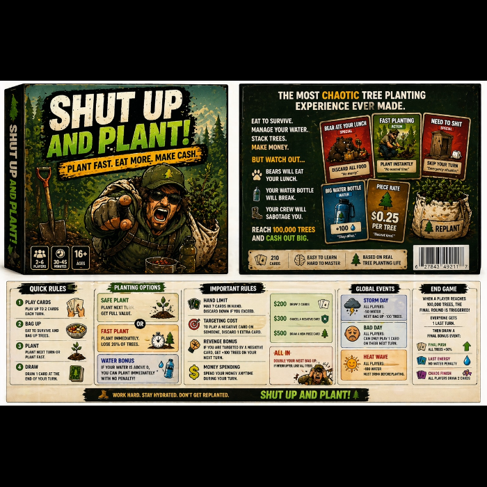 Couverture de Shut up and plant!