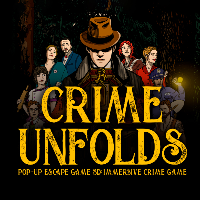 Couverture de Crime Unfolds: Pop-Up Mystery Escape Book [Re-print]