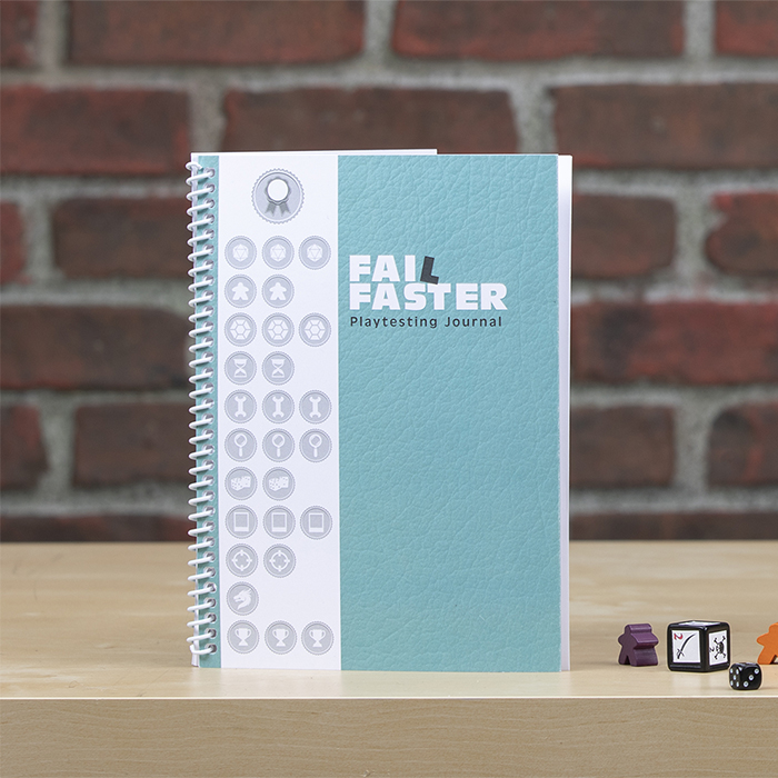 Couverture de Fail Faster Playtesting Journal