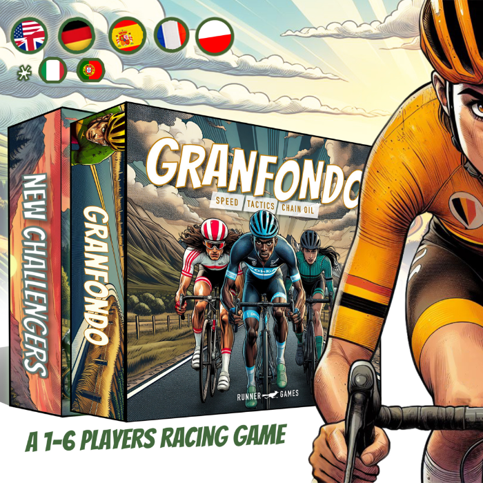 Couverture de Granfondo - The thrilling racing game