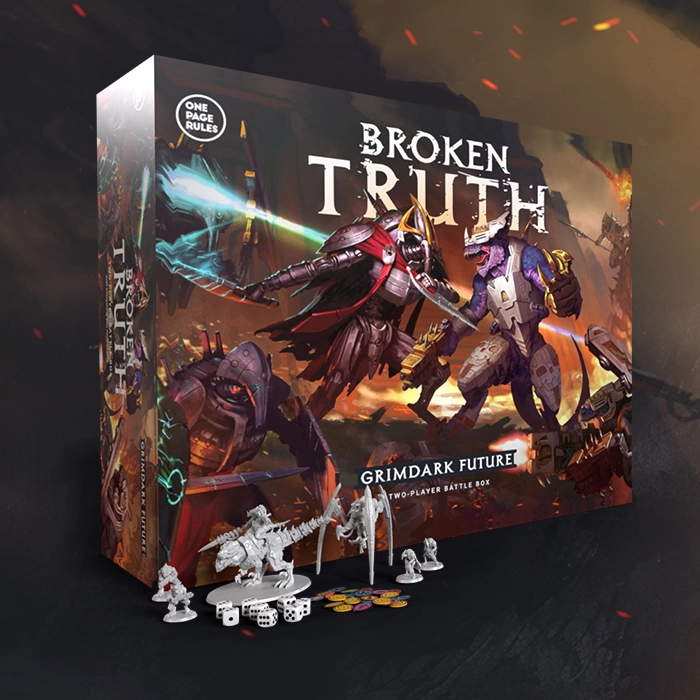 Couverture de Grimdark Future: Broken Truth | 2-Player Battle Box