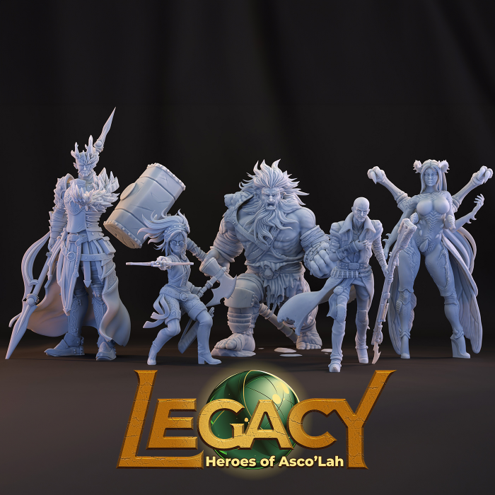 Couverture de Legacy : Heroes of Asco'lah