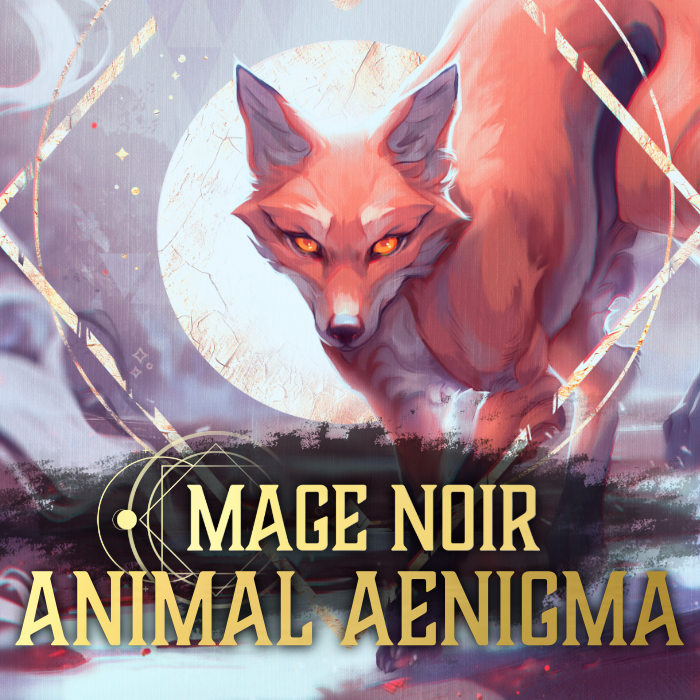 Couverture de Mage Noir - Animal Aenigma - Expandable Card Game