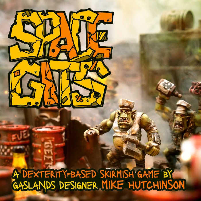 Couverture de Space Gits: A Miniatures Game of Drunk-Ass Space Orcs