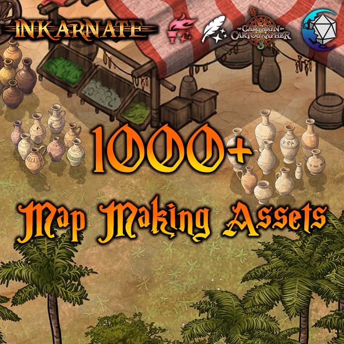 Couverture de 1000+ Brand NEW RPG Map making Assets
