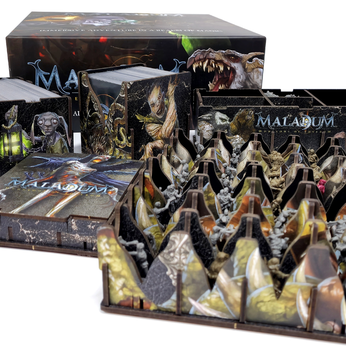 Couverture de Licensed Insert & Box for Maladum: Dungeons of Enveron