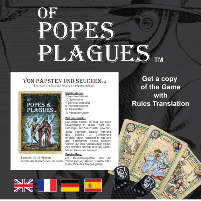 Couverture de Of Popes and Plagues