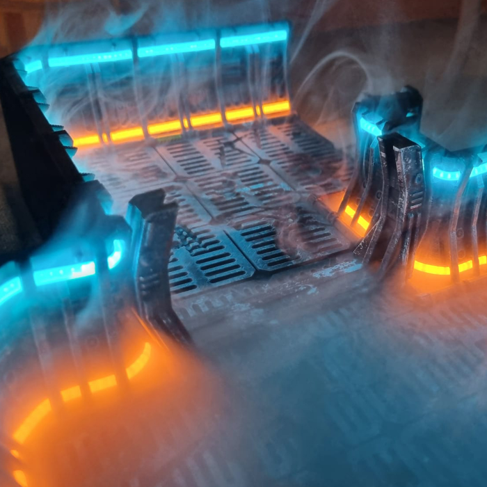 Couverture de DARK GLOW-Hand Painted Sci-Fi Terrain