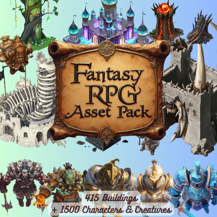 Couverture de Fantasy RPG Mega Asset Collection