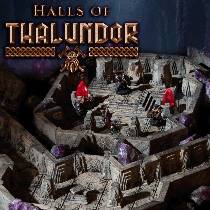 Couverture de Halls of Thalundor - Dwarven Modular Terrain