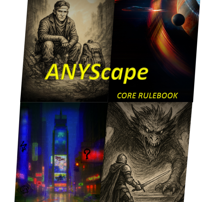 Couverture de ANYScape RPG - First Publication