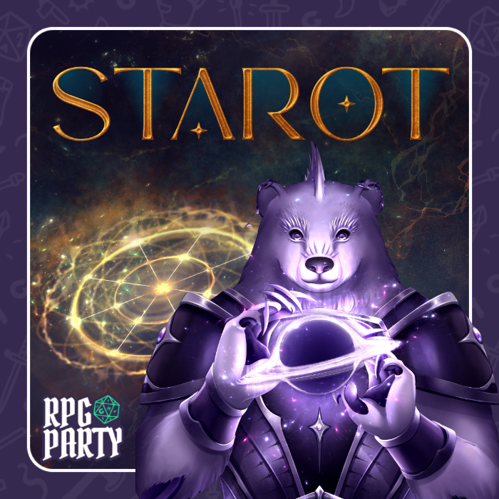 Couverture de Starot - A D20 and Tarot Based SciFi RPG with Physics-Based Space Combat