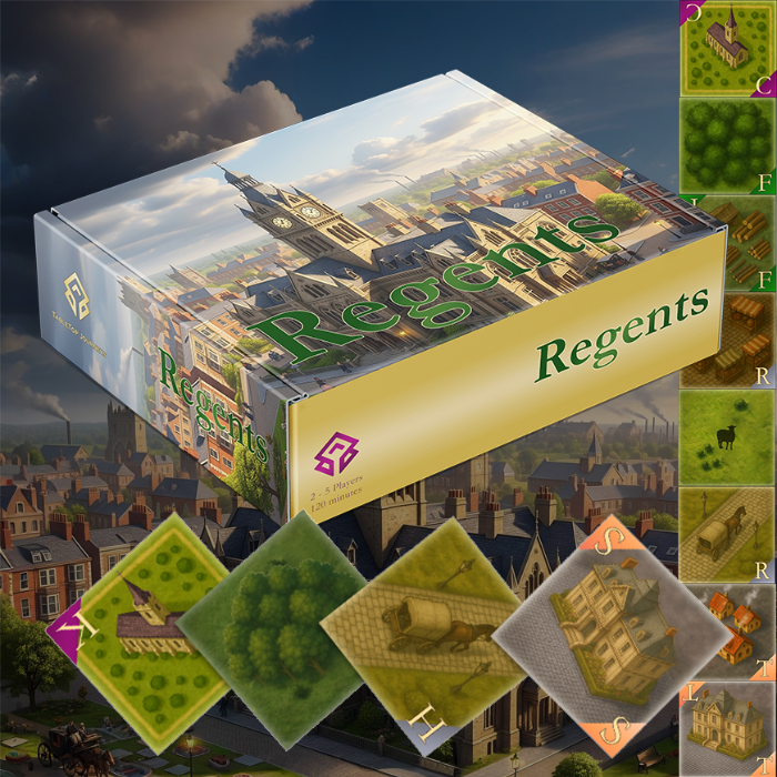 Couverture de Regents - A Tile-Based TableTop Journeys Original
