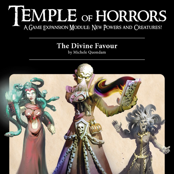 Couverture de Temple of Horrors: Divine Favor