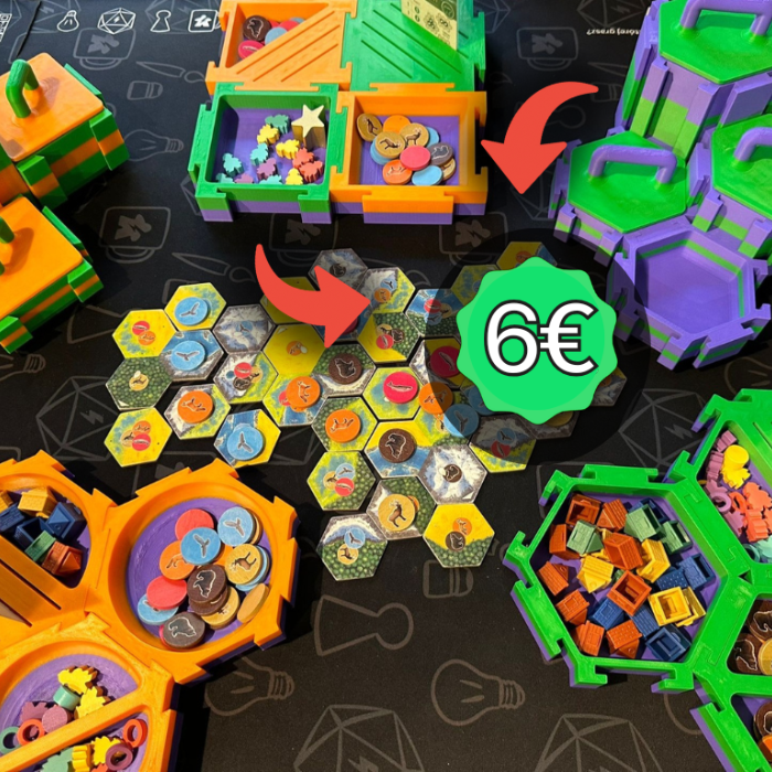 Couverture de Pixel Hive: Modular 3D-Printed Gaming Trays & Storage