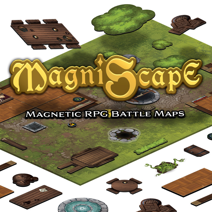 Couverture de Magniscape: Magnetic RPG Battle Tiles