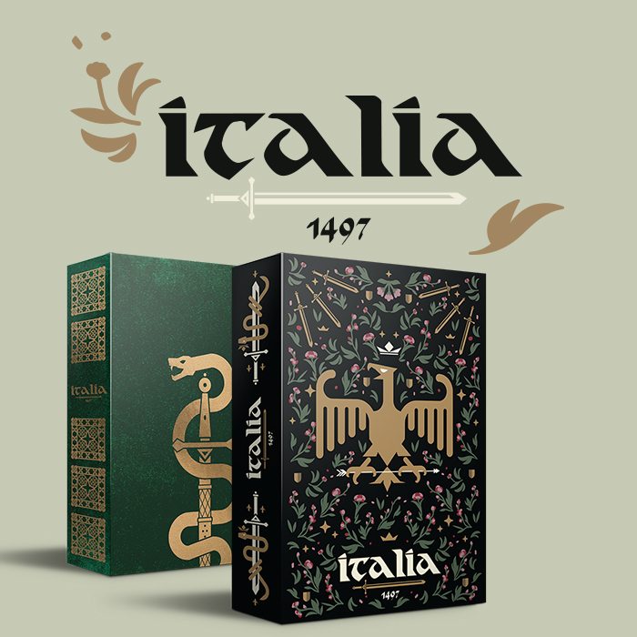 Couverture de Italia 1497 : Le jeu de plateau historique