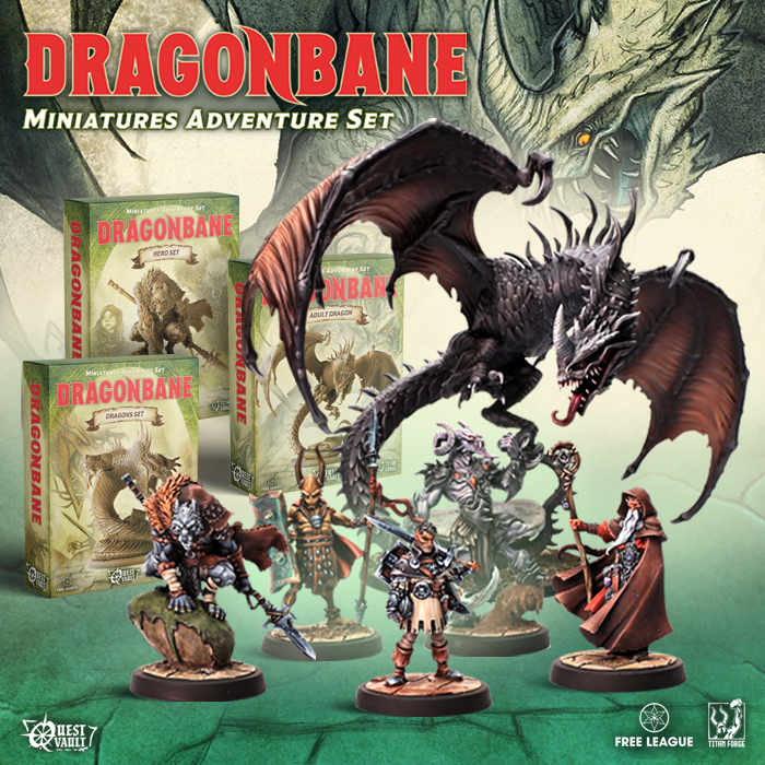 Couverture de Dragonbane RPG Miniatures — Northern Beasts
