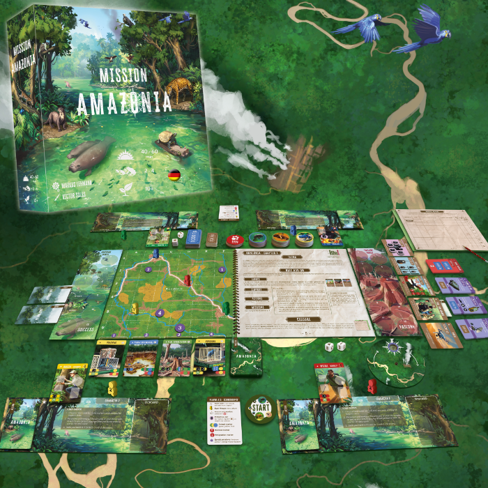 Couverture de Mission Amazonia